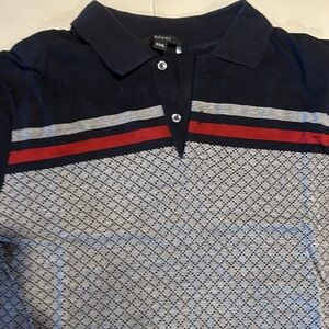 Gucci black-multi color polo shirt in XXXL